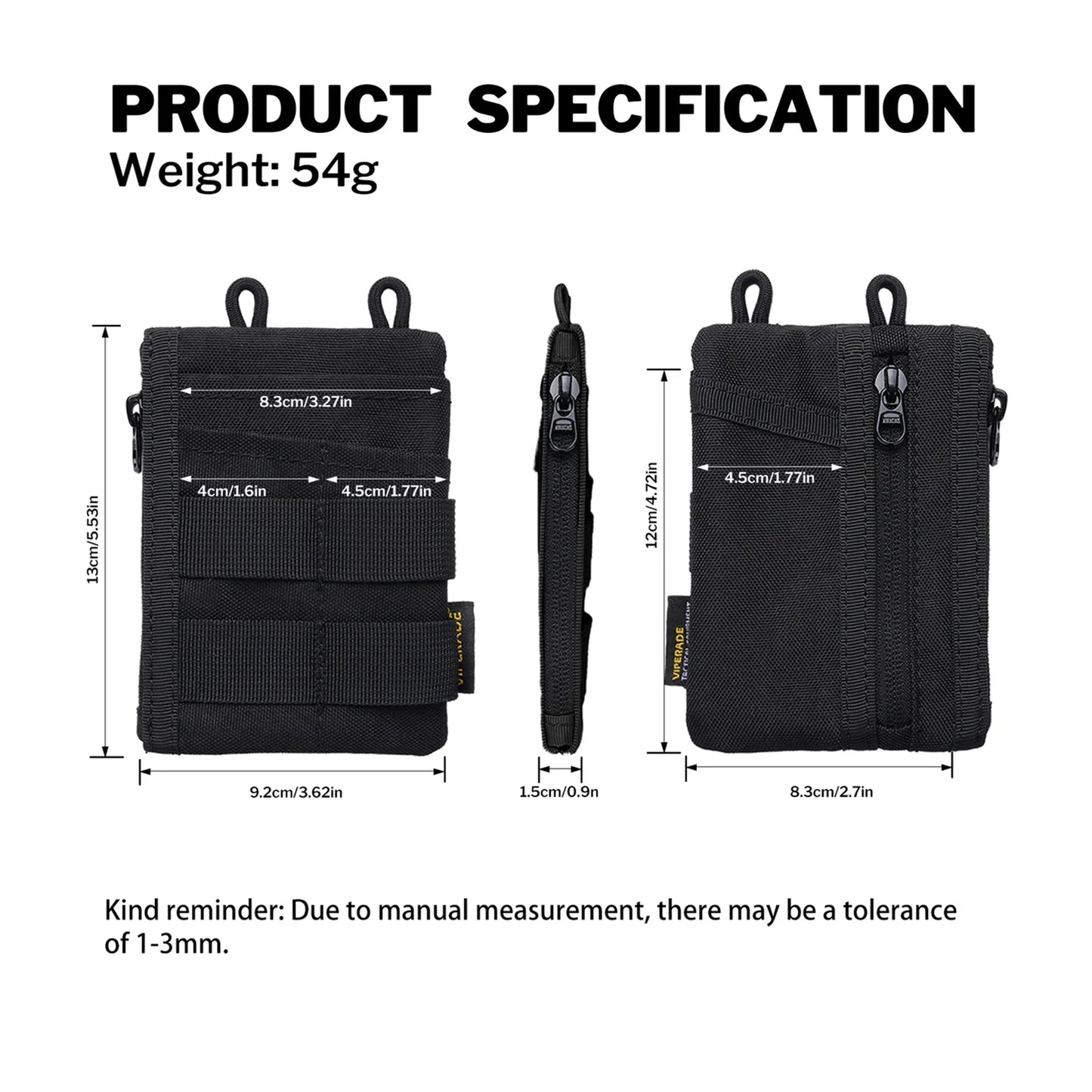 Viperade - VE18N-M Compact EDC Pocket Organizer