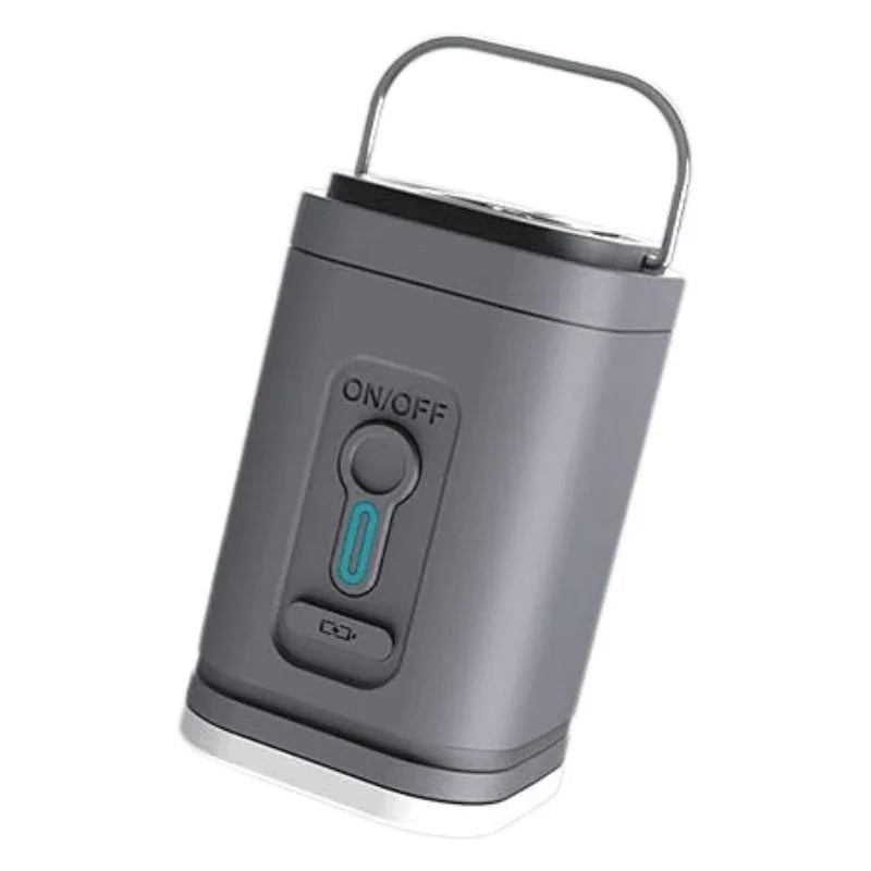 Mini Portable Air Pump with Camping Lantern