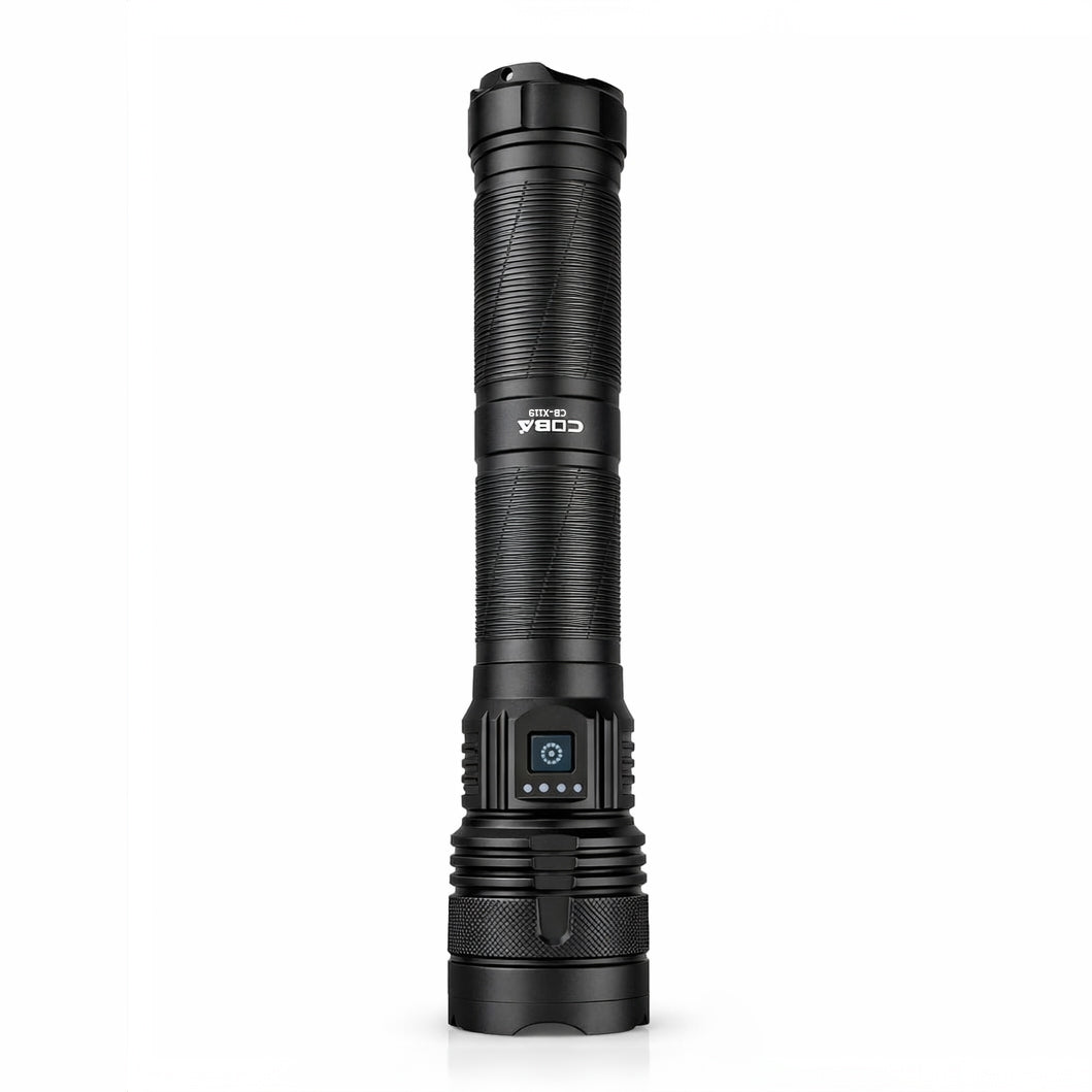Coba CB X-119 Rechargeable LED Flashlight | Long-Range Outdoor Torch