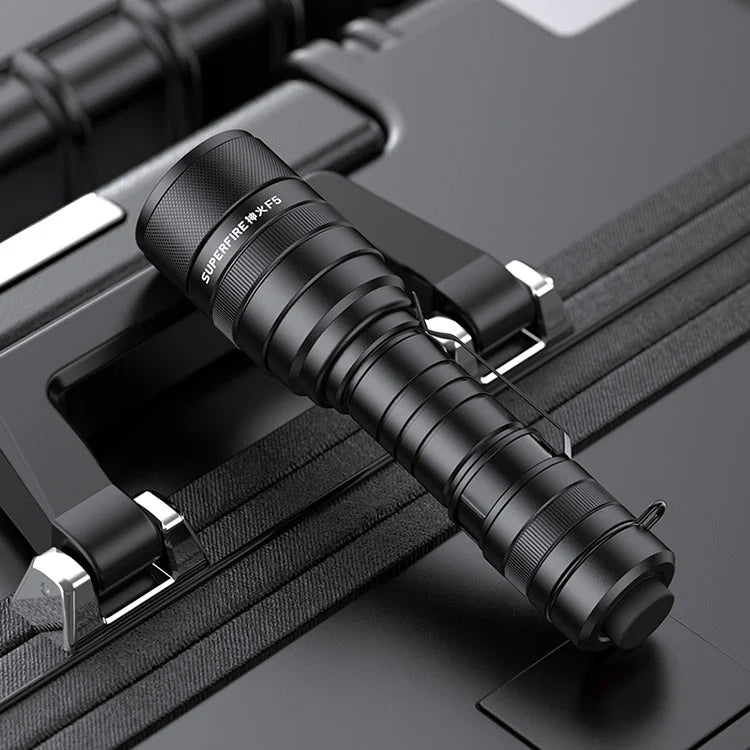 Superfire F5 Tactical Flashlight – 1100 Lumens