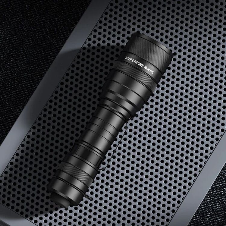 Superfire F5 Tactical Flashlight – 1100 Lumens