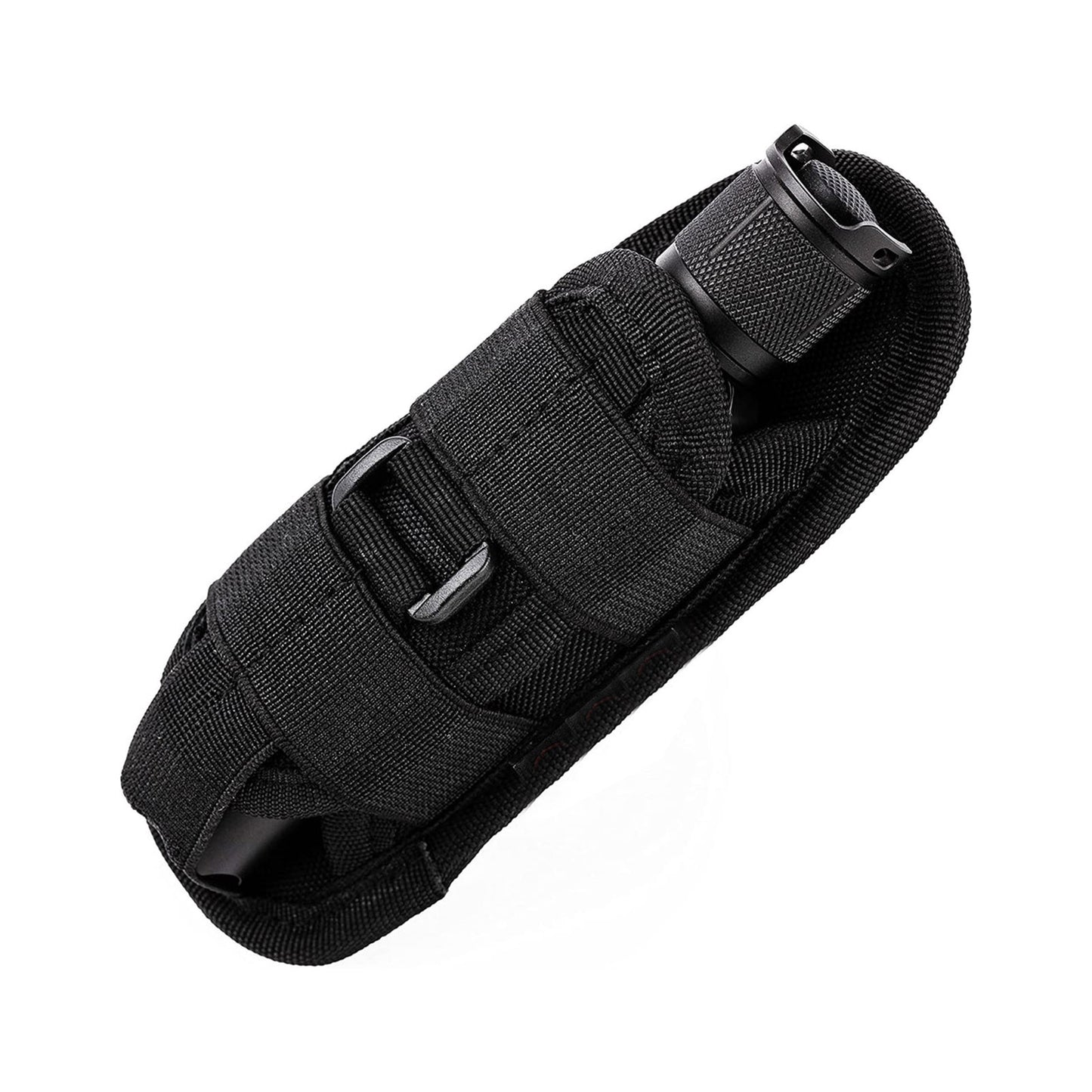 Tactical Flashlight Holster – 360° Rotatable Duty Belt Pouch