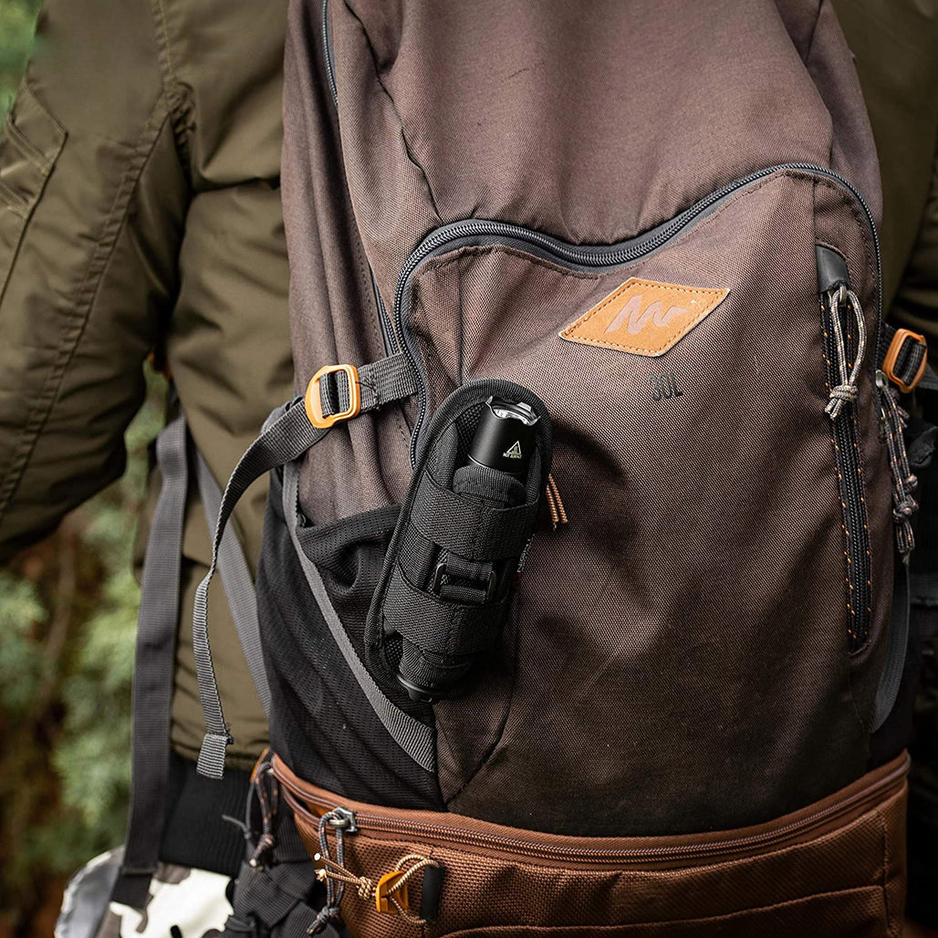 Tactical Flashlight Holster – 360° Rotatable Duty Belt Pouch