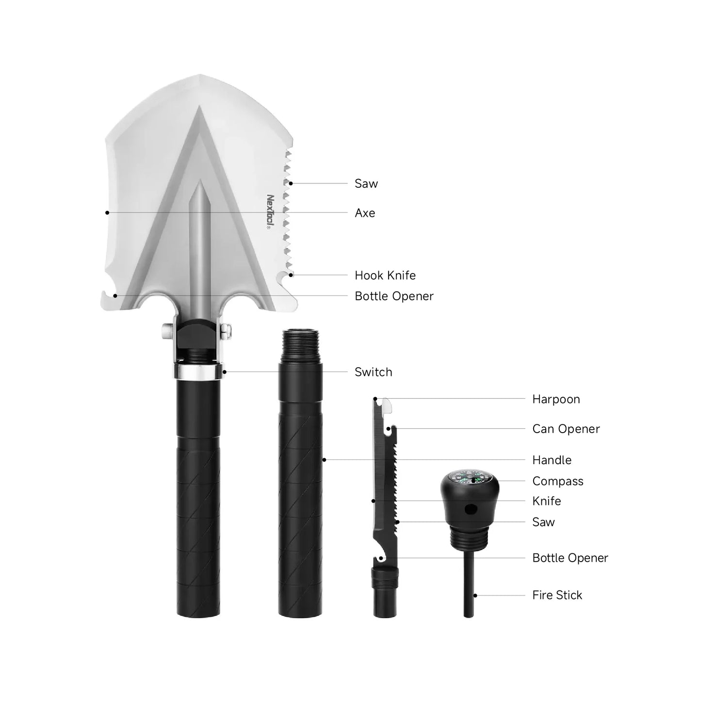 Nextool - Multi-Functional Shovel (Small)