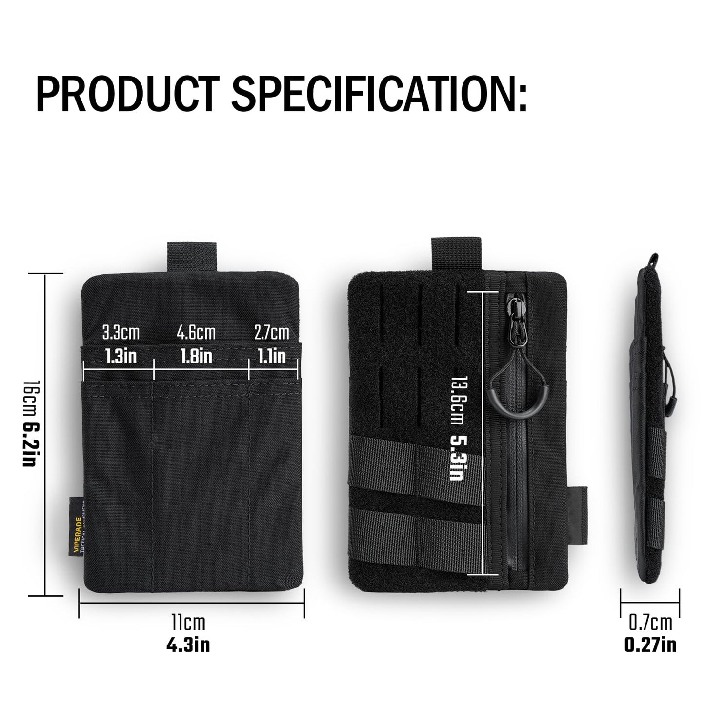 Viperade - VE27 Cordura EDC Organizer Pouch