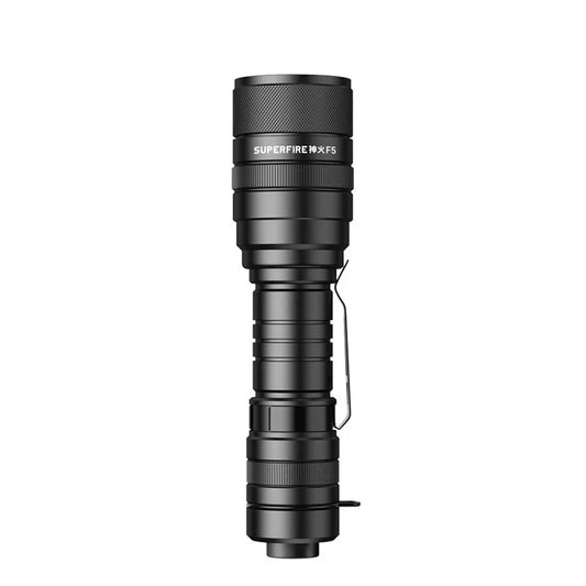 Superfire F5 Tactical Flashlight – 1100 Lumens